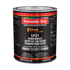 High Build Acrylic Lacquer Primer Surfacer, 1 Gallon - Fast Filling, Drying, Easy Sanding, Excellent Adhesion - Apply Over Metal Steel, Body Filler